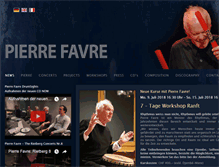 Tablet Screenshot of pierrefavre.ch